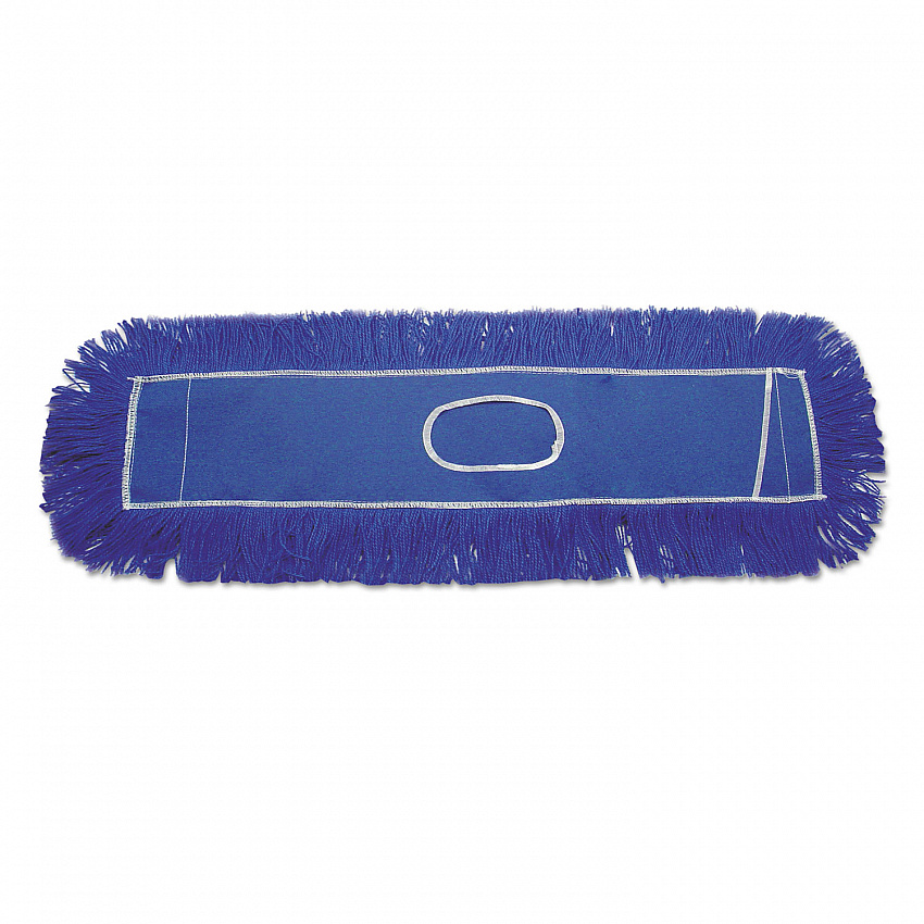 Clinger Dust Mop Head, Nylon, 36 x 5, Blue, 12/Carton (CL365BSP)