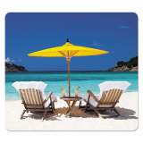 Fellowes Recycled Mouse Pads, Caribbean Beach Design, 9 x 1/16 (5916301)