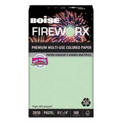 Boise FIREWORX Premium Multi-Use Paper, 20lb, 8.5 x 14, Popper-mint Green, 500/Ream (MP2204GN)