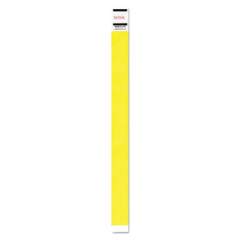 Advantus Crowd Management Wristband, Sequential Numbers, 9 3/4 x 3/4, Neon Yellow,500/PK (91123)