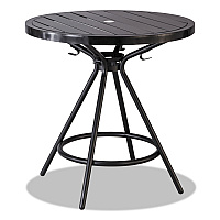CoGo Tables, Steel, Round, 30" Diameter x 29.5h, Black (4361BL)