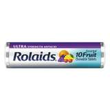 Rolaids Ultra Strength Antacid Chewable Tablets, Assorted Fruit, 10/Roll, 12 Roll/Box (R10049)