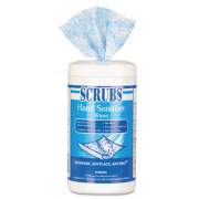 SCRUBS Hand Sanitizer Wipes, 6 X 8, 85/can, 6 Cans/carton (90985CT)