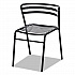CoGo Steel Outdoor/Indoor Stacking Chair, Supports Up to 250 lb, 17