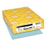 Neenah Paper Exact Index Card Stock, 90 lb, 8.5 x 11, Blue, 250/Pack (49121)