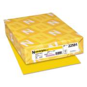 Astrobrights Color Paper, 24 lb, 8.5 x 11, Sunburst Yellow, 500/Ream (22591)