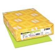 Astrobrights Color Cardstock, 65 lb, 8.5 x 11, Vulcan Green, 250/Pack (21869)