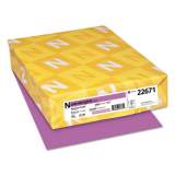 Astrobrights Color Paper, 24 lb, 8.5 x 11, Planetary Purple, 500 Sheets/Ream (22671)
