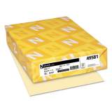 Neenah Paper Exact Index Card Stock, 110 lb, 8.5 x 11, Ivory, 250/Pack (49581)