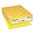 Astrobrights Color Cardstock, 65 lb, 8.5 x 11, Lift-Off Lemon, 250/Pack (21021)