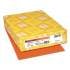 Neenah Paper Exact Brights Paper, 20lb, 8.5 x 11, Bright Tangerine, 500/Ream (26731)