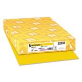 Astrobrights Color Paper, 24 lb, 11 x 17, Solar Yellow, 500/Ream (22533)