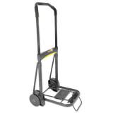 Kantek Ultra-Lite Folding Cart, 250 lb Capacity, 11 x 13.25 Platform, Black (LGLC200)