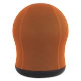 Safco Zenergy Swivel Ball Chair, Backless, Supports Up to 250 lb, Orange Seat, Black Base (4760OR)