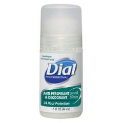 Dial Anti-Perspirant Deodorant, Crystal Breeze, 1.5 oz, Roll-On Bottle, 48/Carton (07686)