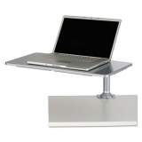 Safco Desktop Sit/Stand Workstations, Laptop, Silver (2132SL)