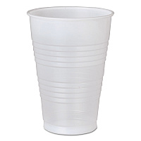 High-Impact Polystyrene Cold Cups, 16 oz, Plastic, Translucent, 50/Pack (Y16TPK)
