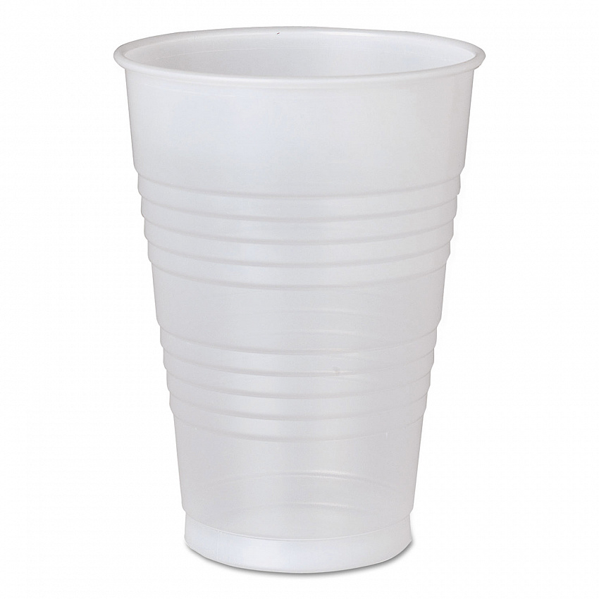High-Impact Polystyrene Cold Cups, 16 oz, Plastic, Translucent, 50/Pack (Y16TPK)
