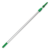 Opti-Loc Extension Pole, 4 ft, Two Sections, Green/Silver (EZ120)