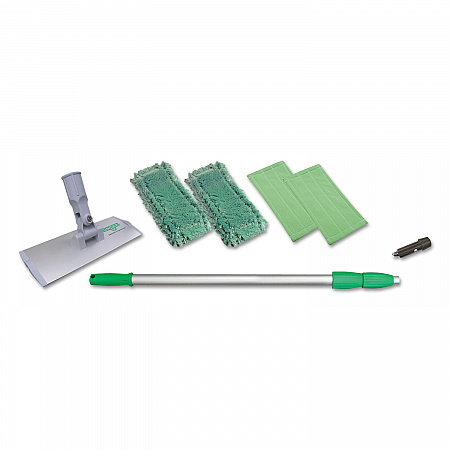 SpeedClean Window Cleaning Kit, Aluminum, 6 ft Extension Pole, 8