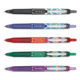 Pilot Precise V5RT Deco Collection Roller Ball Pen, Retractable, Extra-Fine 0.5 mm, Assorted Peacock Ink and Barrel Colors, 5/Pack (41980)