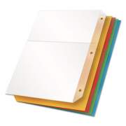 Cardinal Poly Ring Binder Pockets, 11 x 8 1/2, Assorted Colors, 5/Pack (84007)