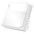 Cardinal Poly Ring Binder Pockets, 11 x 8.5, Clear, 5/Pack (84010)