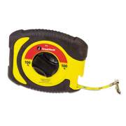 Great Neck English Rule Measuring Tape, 3/8" x 100ft, Steel, Yellow (100E)