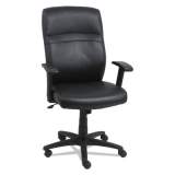Alera High-Back Swivel/Tilt Bonded Leather Chair, Supports Up to 275 lb, 16.73" to 20.47" Seat Height, Black (CA4119)