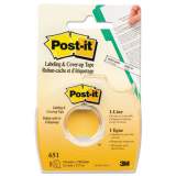 Post-it Labeling and Cover-Up Tape, Non-Refillable, 1/6" x 700" Roll (651)