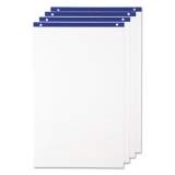 Quartet Conference Cabinet Flipchart Pad, Unruled, 50 White 21 x 33.75 Sheets, 4/Carton (LP50)