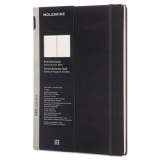 Moleskine Professional Notebook, Hardcover, 1 Subject, Medium/College Rule, Black Cover, 11 x 8.5, 176 Sheets (PROPFNTB7HBK)
