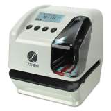 Lathem Time LT5000 Electronic Time and Date Stamp, Digital Display, Cool Gray