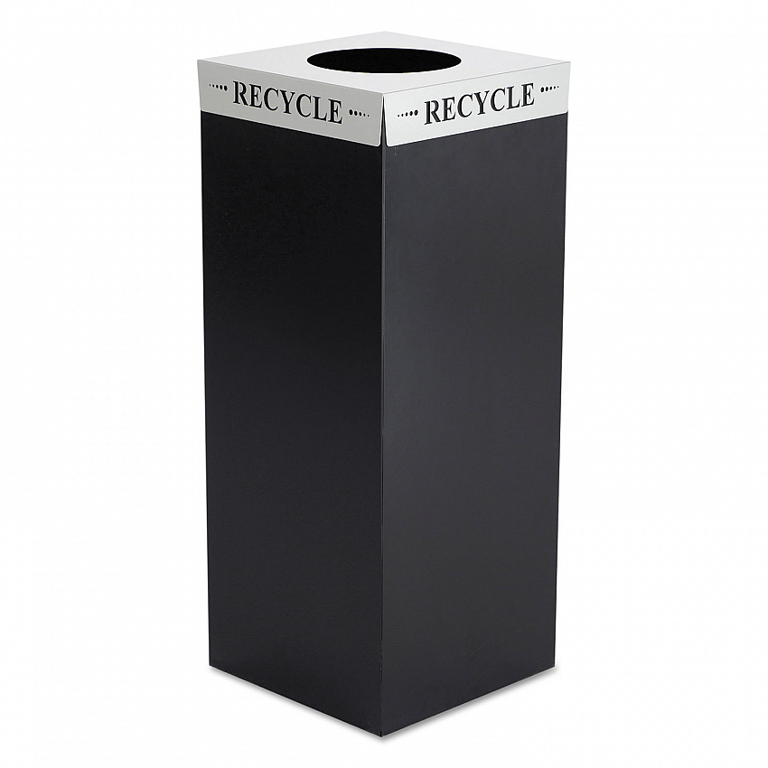Square-Fecta Lid, Recycle, 15.5w x 15.5d x 3h, Silver (2990RE)