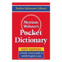 Merriam Webster Pocket Dictionary, Paperback, 416 Pages (530)
