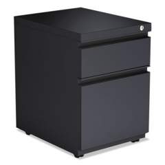 Alera File Pedestal with Full-Length Pull, Left or Right, 2-Drawers: Box/File, Legal/Letter, Charcoal, 14.96" x 19.29" x 21.65" (PBBFCH)