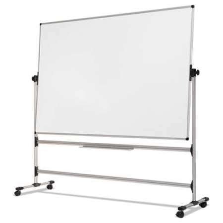 MasterVision Earth Silver Easy Clean Revolver Dry Erase Board,48x70, White, Steel Frame (RQR0521)