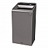 Configure Indoor Recycling Waste Receptacle, Landfill, 23 gal, Metal, Gray (1961621)