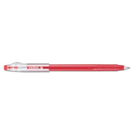 Pilot FriXion ColorSticks Erasable Gel Pen, Clipless Stick, Fine 0.7 mm, Red Ink, Red Barrel, Dozen (32467)