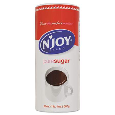 N'Joy Pure Sugar Cane, 20 oz Canister, 3/Pack (94205)