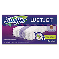 WetJet System Refill Cloths, 11.3" x 5.4", White, 24/Box (08443)