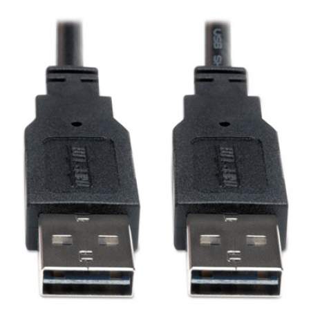 Tripp Lite Universal Reversible USB 2.0 Cable, Reversible A to Reversible A (M/M), 6 ft. (UR020006)
