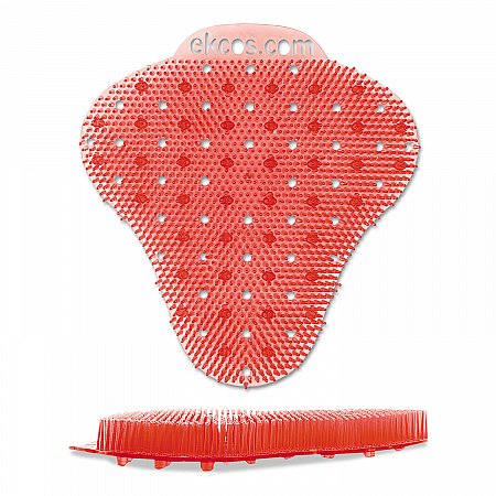 ekcoscreen Urinal Screens, Melon Scent, Red, 12/Carton (EKS10R12)