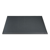 Alera AdaptivErgo Anti-Fatigue Mat, Rectangular, Black Molded Grid Surface, 19.4" x 33.2" (AE23AFM)