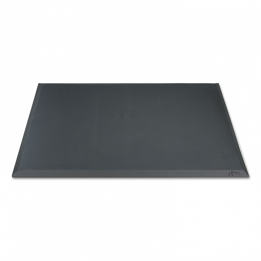 Alera AdaptivErgo Anti-Fatigue Mat, Rectangular, Black Molded Grid Surface, 19.4" x 33.2" (AE23AFM)