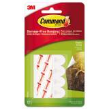 Command Poster Strips, Removable, Holds up to 1 lb per Pair, 0.63 x 1.75, White, 12/Pack (17024ES)