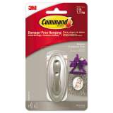 Command Decorative Hooks, Traditional, Medium, 1 Hook and 2 Strips/Pack (17051BNES)