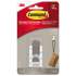 Command Decorative Hooks, Medium, 1 Hook and 2 Strips/Pack (MR12SSES)