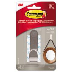 Command Decorative Hooks, Large, 1 Hook and 2 Strips/Pack (MR13SS)