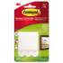 Command Picture Hanging Strips, Removable, Holds Up to 3 lbs per Pair, 0.75 x 2.75, White, 3 Pairs/Pack (17201ES)